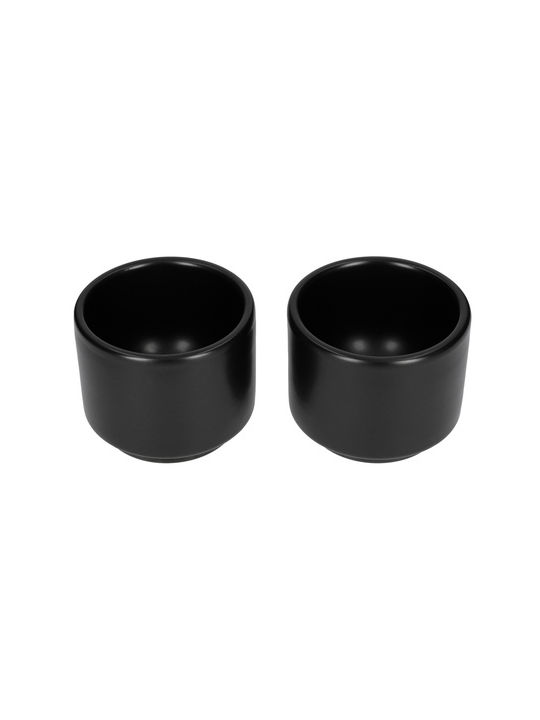 Fellow Set Căni Espresso De ceramică Negre 90ml 2buc