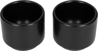Fellow Set Tassen Espresso Keramik Schwarz 90ml 2Stück