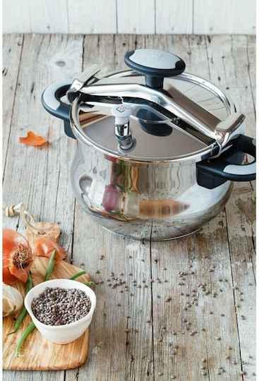 Bra Deep Stainless Steel Stockpot 6L / 22cm