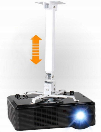 Zenwire Βάση Projector Τοίχου με Μέγιστο Φορτίο 25kg Λευκή