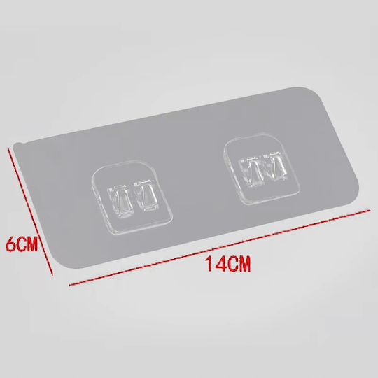 Haken Badezimmer Einzeln Schrauben ​6x14cm Inox Transparentes
