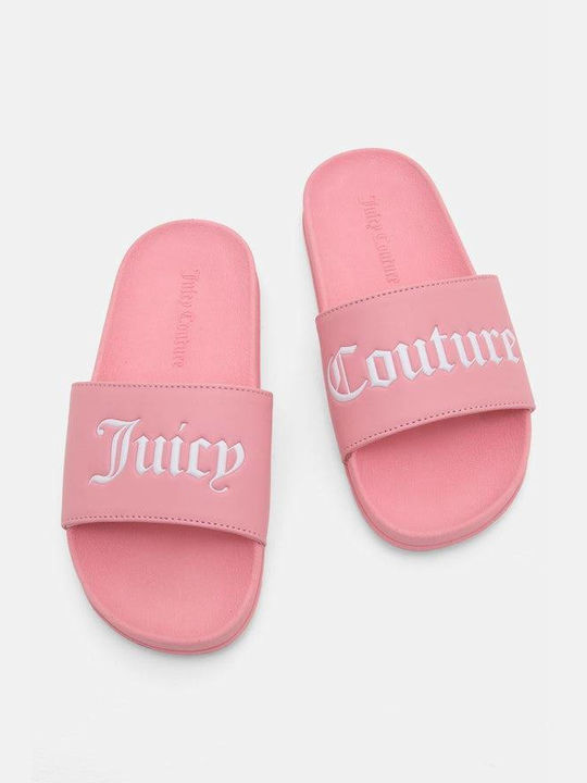 Juicy Couture Papuci de plajă în Roz Culore