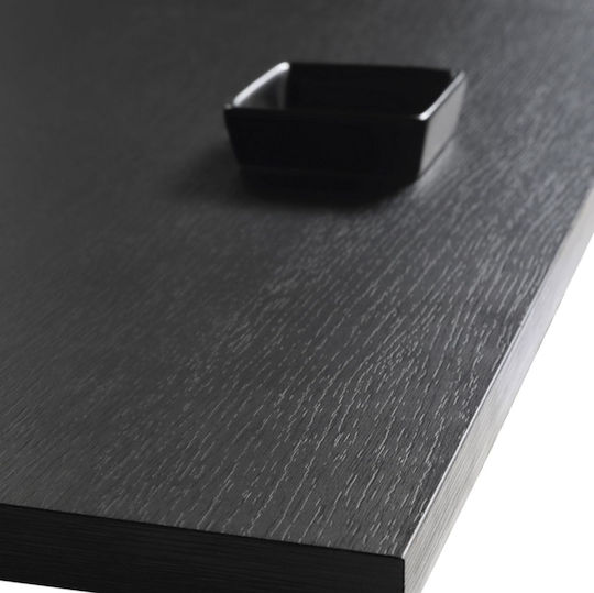Central Rectangular Coffee Table Nova Wooden with Drawers Grey 104x68x46cm