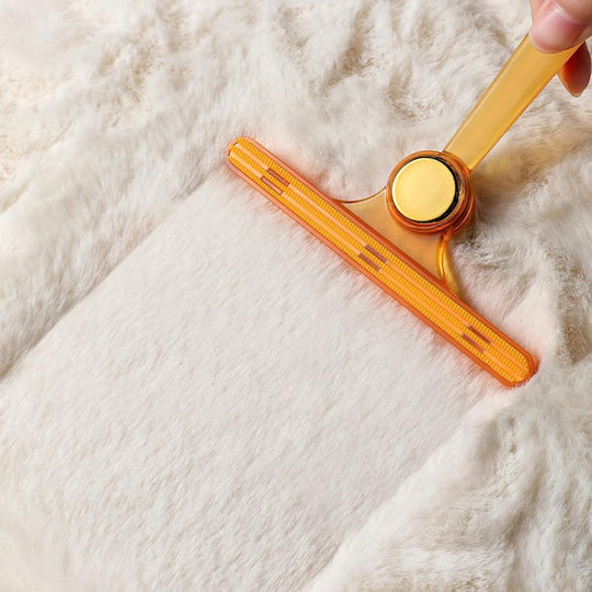 Brush Dogs for Hair Removal Orange