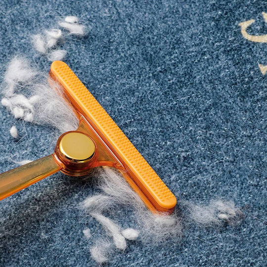 Brush Dogs for Hair Removal Orange