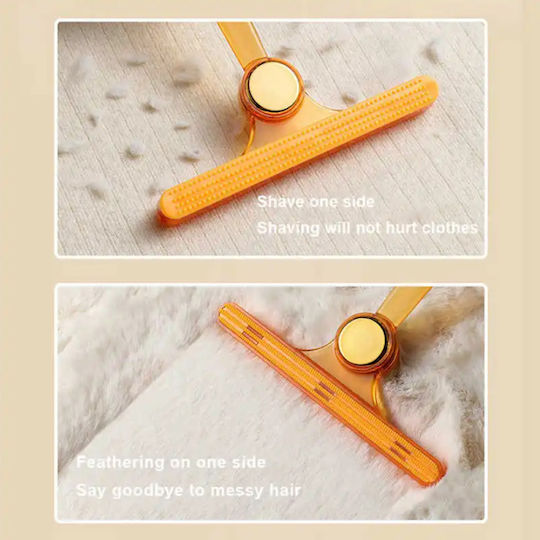 Brush Dogs for Hair Removal Orange