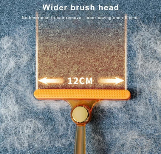 Brush Dogs for Hair Removal Orange