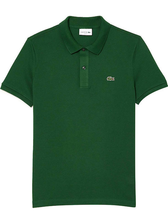 Petit Piqué Polo Short Sleeve Blouse Green