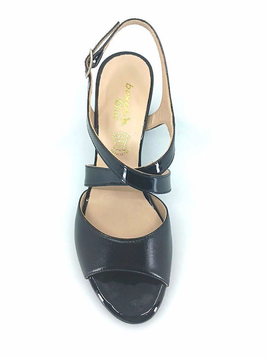 Leather Sandals Black