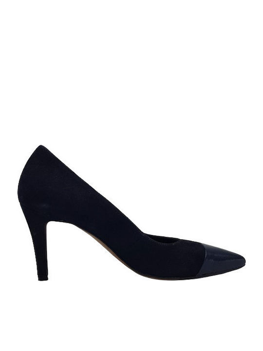 Tamaris Anatomic Leather Blue Heels