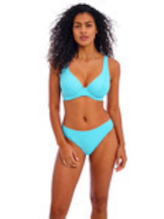 Freya Jewel Cove Bikini Top Turquoise