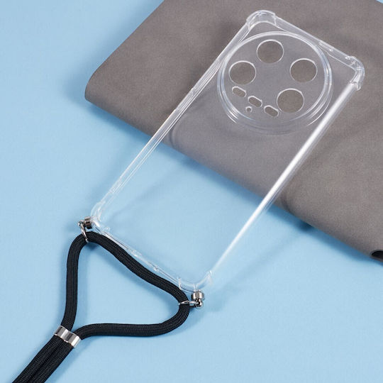 Back Cover Silicone with Strap Transparent (Xiaomi 14 Ultra)