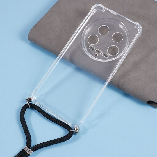 Back Cover Silicone with Strap Transparent (Xiaomi 14 Ultra)