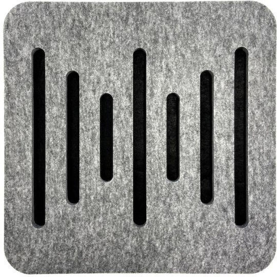 Audiodesigner Ecoplan Sounder Sound Absorbing Panel (1pcs) 60cm x 60cm x 40mm in Gray Color