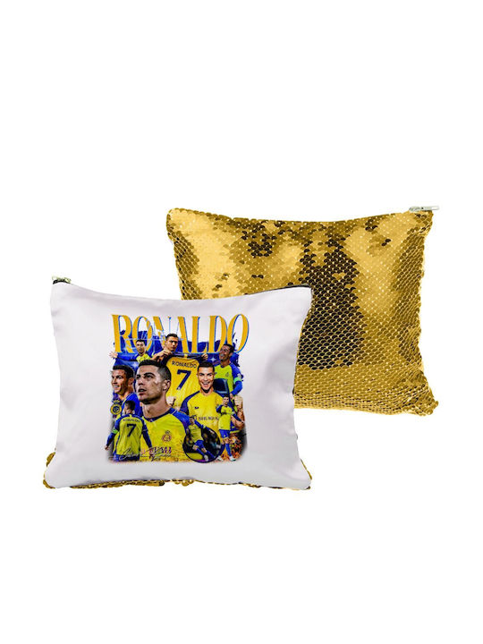 Koupakoupa Νεσεσέρ Cristiano Ronaldo Al Nassr σε Χρυσό χρώμα 21cm