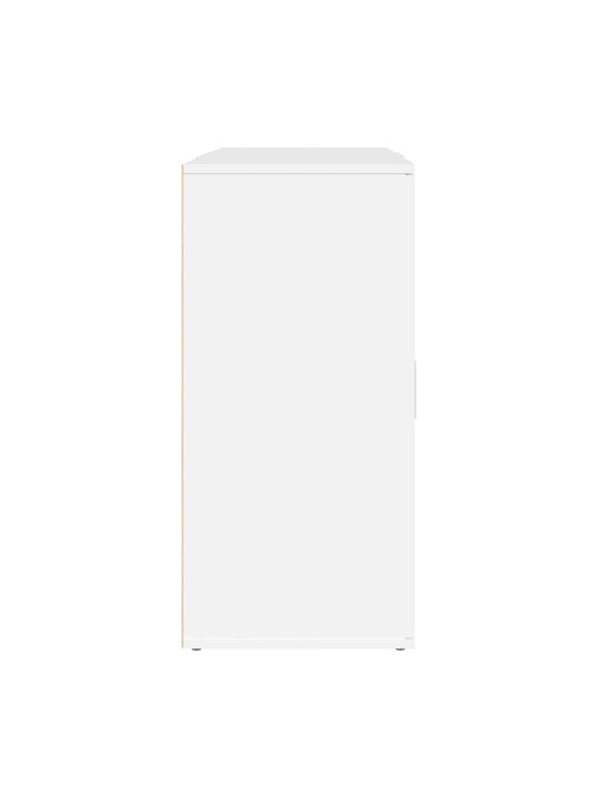 Sideboard Wooden White 218x38x80cm