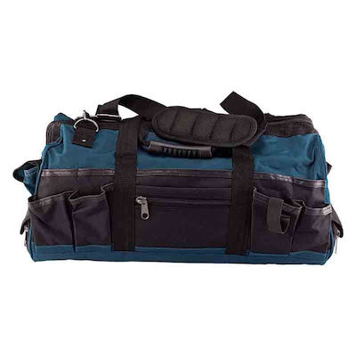 Bormann Pro BTB3100 Over the Shoulder Tool Bag Blue L57xW24xH32cm