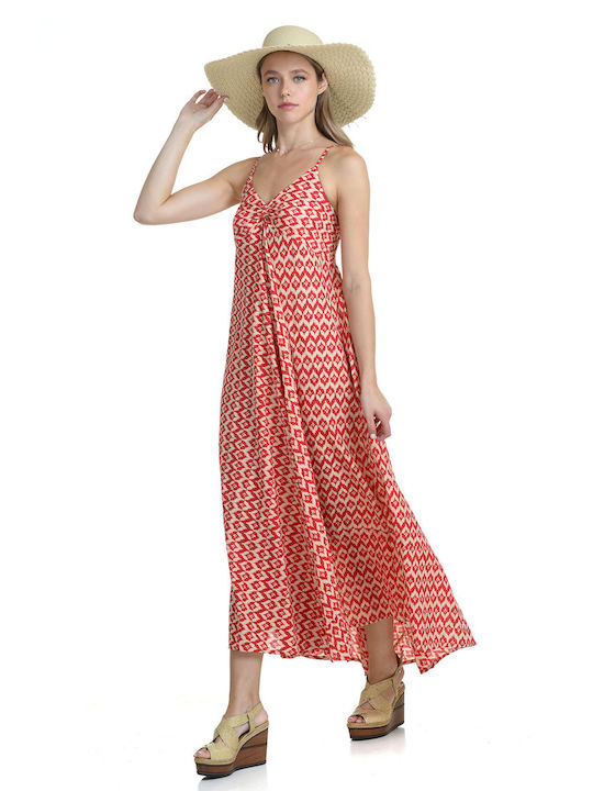 MiandMi Maxi Dress Red