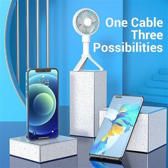 Vention Cablu Braided USB La Micro USB / Type-C / Lightning 2A Gri 1m