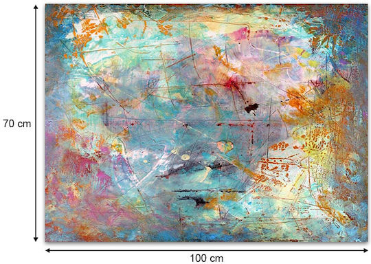 Megapap Abstract Lines Картина Платнен 100x70см