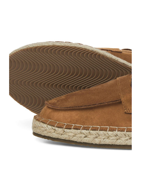 Suede Men's Espadrilles Rust
