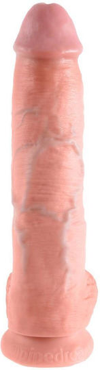 Boss Of Toys Dildo realist cu Testicule și Ventuză 25cm