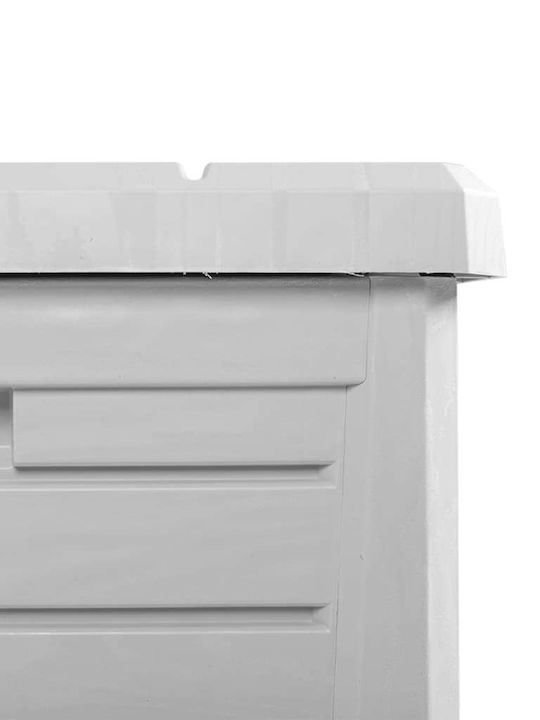 vidaXL Outdoor Storage Box 120lt Gray L73xW50.5xH46.5cm