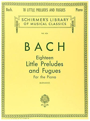 G. Schirmer Bach - Little Preludes And Fughes