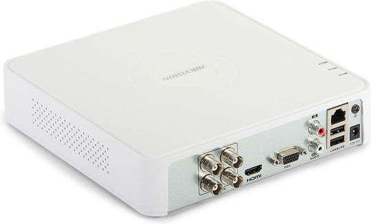 Hikvision Sistem de Supraveghere DS-7104HGHI-K1 S 4 Camere Camere Supraveghere video 1080p cu Recorder DVR