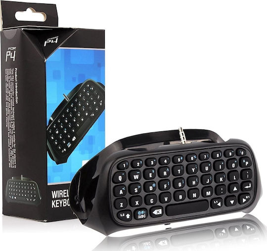 Keyboard Media Remote for PS4 in Black color