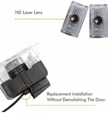 Car Door Projectors with Logo Tesla