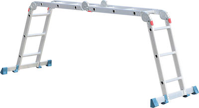 Bormann Pro BHL5040 Multipurpose Ladder 4x3 with Maximum Height 3.46m