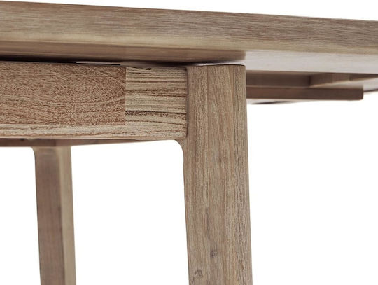 Βanila Masă Sala de mese Masa extensibilă din Lemn Masiv Magazin online 180(+80)x90x76buc