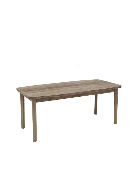 Βanila Masă Sala de mese Masa extensibilă din Lemn Masiv Magazin online 180(+80)x90x76buc