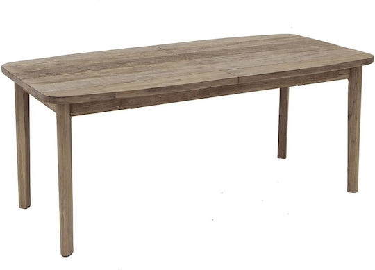 Βanila Masă Sala de mese Masa extensibilă din Lemn Masiv Magazin online 180(+80)x90x76buc