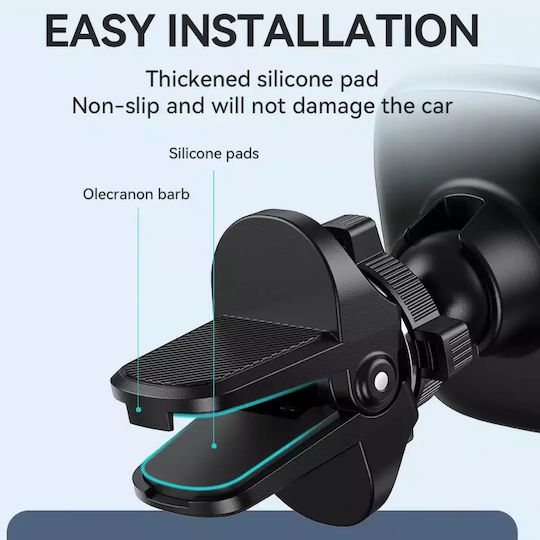 Wozinsky Car Mobile Mount with Magnet Black