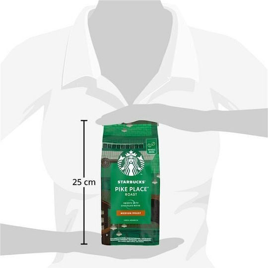 Starbucks Καφές Espresso Arabica Pike Place σε Κόκκους 450gr