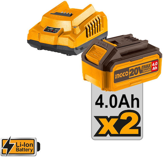 Ingco Grinder 115mm Battery Brushless 20V Solo