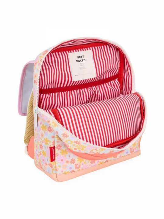 Hello Hossy Ретро Цвете Ученическа Раница Детска Градина Многоцветна 26 x 9 x 31см