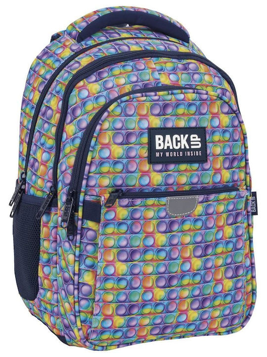 BackUP Ghiozdan De Spate Negru 30 x 20 x 42 cm