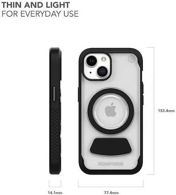 RokForm Back Cover Plastic Black (iPhone 15)