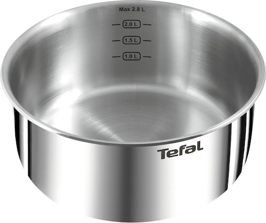 Tefal Ingenio Emotion Σετ Μαγειρικά Σκεύη από Ανοξείδωτο Ατσάλι Silver 6τμχ
