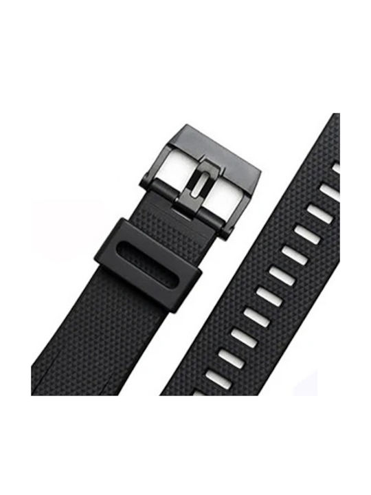 Casio Rubber Strap Black 24mm
