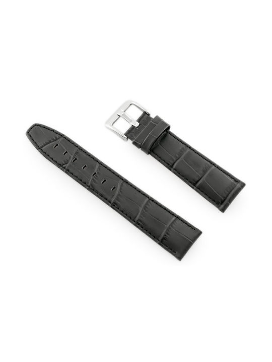 Bisset Leather Strap Gray 20mm