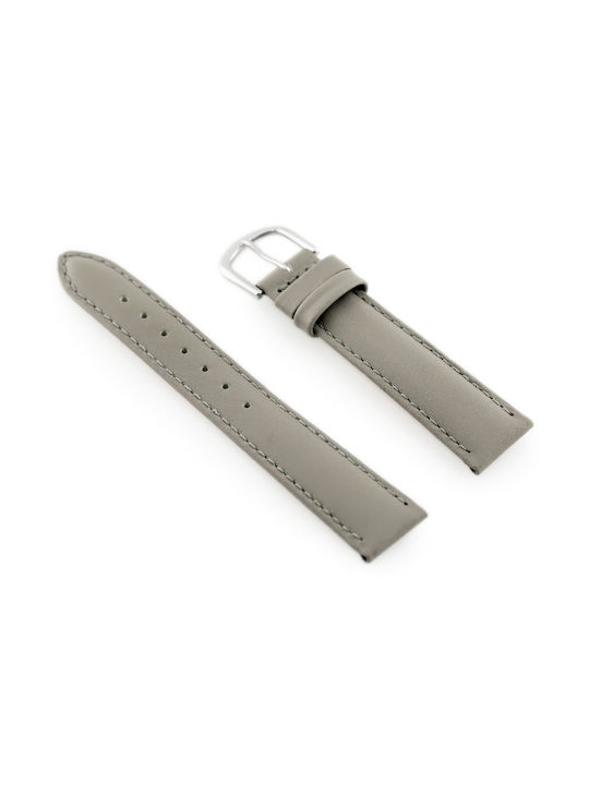 Bisset Leather Strap Gray 18mm