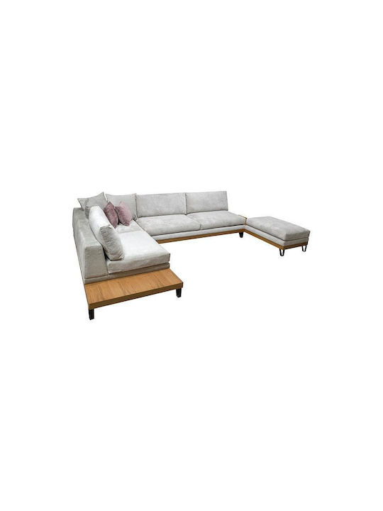 Filippa Corner Couch with Left Corner Pink 330x240x100 cm
