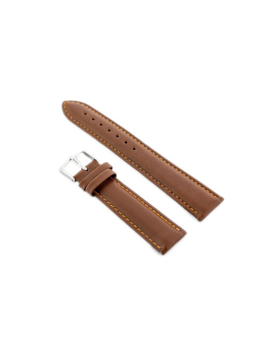 Pacific Leather Strap Brown 16mm