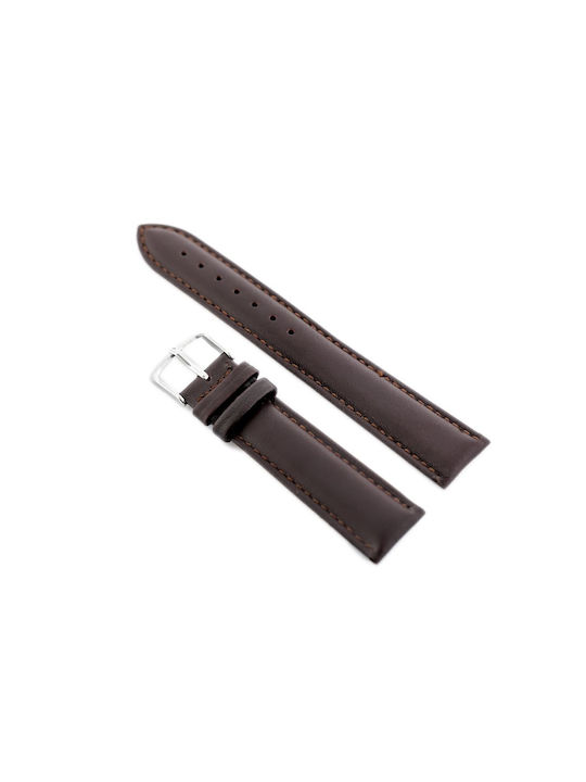 Pacific Leather Strap Brown 14mm