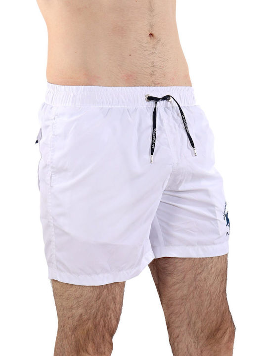 La Martina Herren Badebekleidung Shorts white