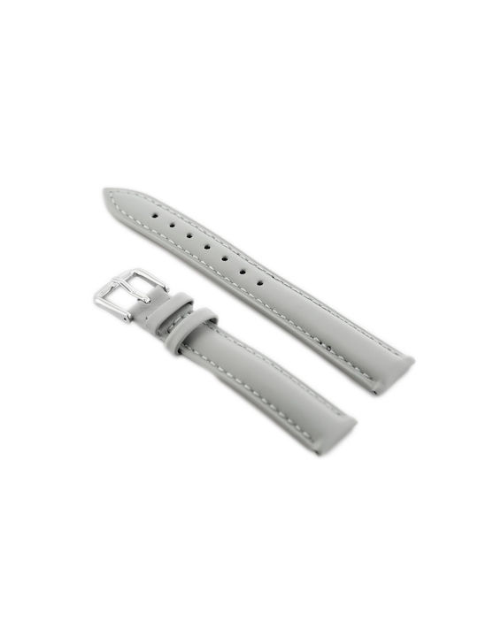 Pacific Leather Strap Gray 12mm